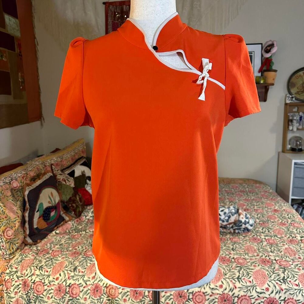 Zara Women's Orange Blouse
